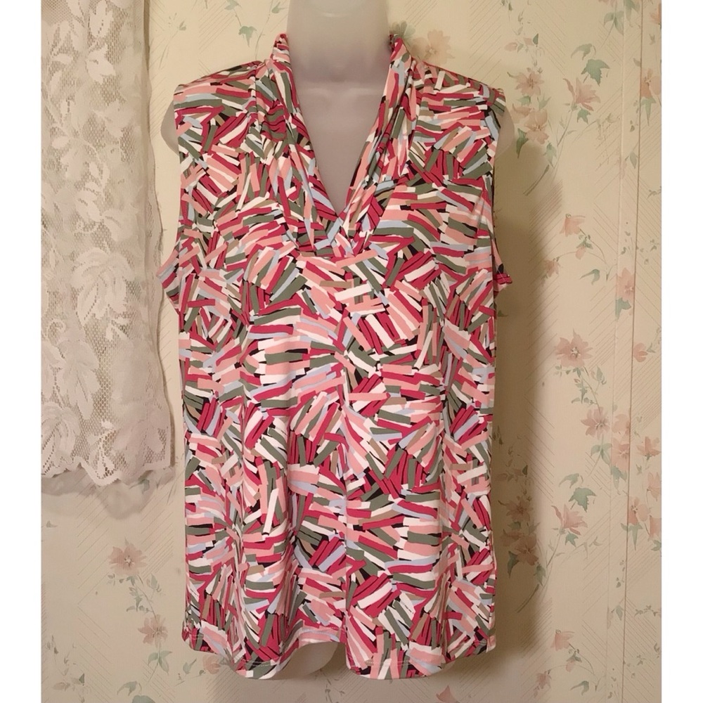 Anne Klein Colorful Tank Top